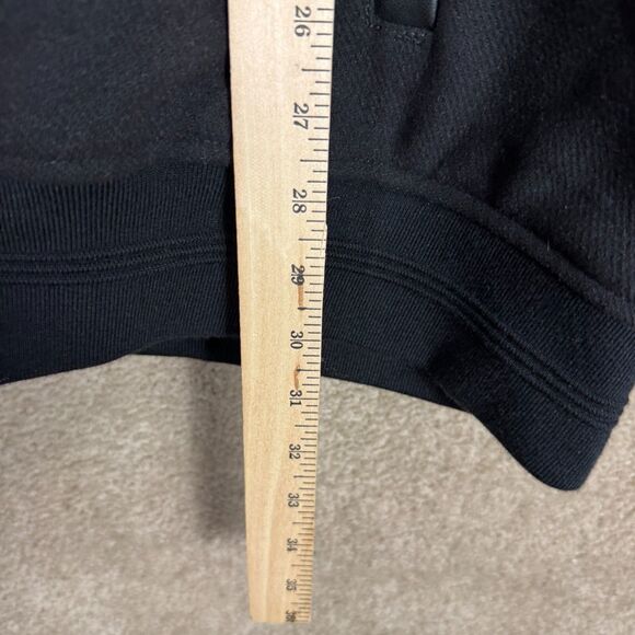 Shaquille O'Neal XLG Varsity Jacket Mens 3XL Black Zip Up Faux Leather Trim NEW - Picture 7 of 9